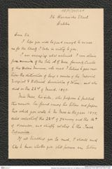 Nachlass Franz Steindachner, Brief von C. B. Moffat an Franz Steindachner (15.02.1897), Inv.Nr. 345.01, Seite 1
